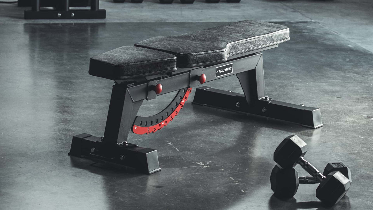 trugrit adjustable bench in gym lifestyle image