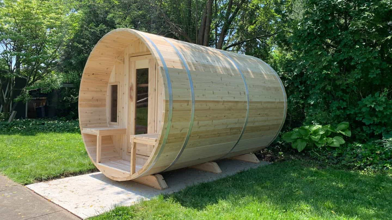 dundalk leisurecraft barrel sauna lifestyle image jpg