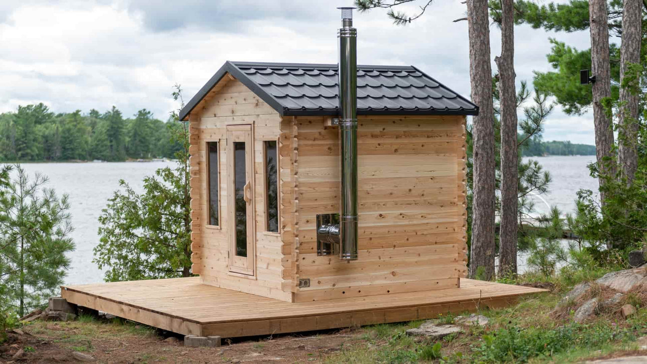 dundalk georgian outdoor sauna lifestyle image