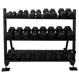 3-Tier Home Gym Dumbbell Weight Rack-1