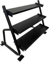 ZiahCare's Diamond Fitness 3-Tier Home Gym Dumbbell Weight Rack Mockup Image 13