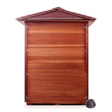 4 person corner infrared sauna mockup png back view-1