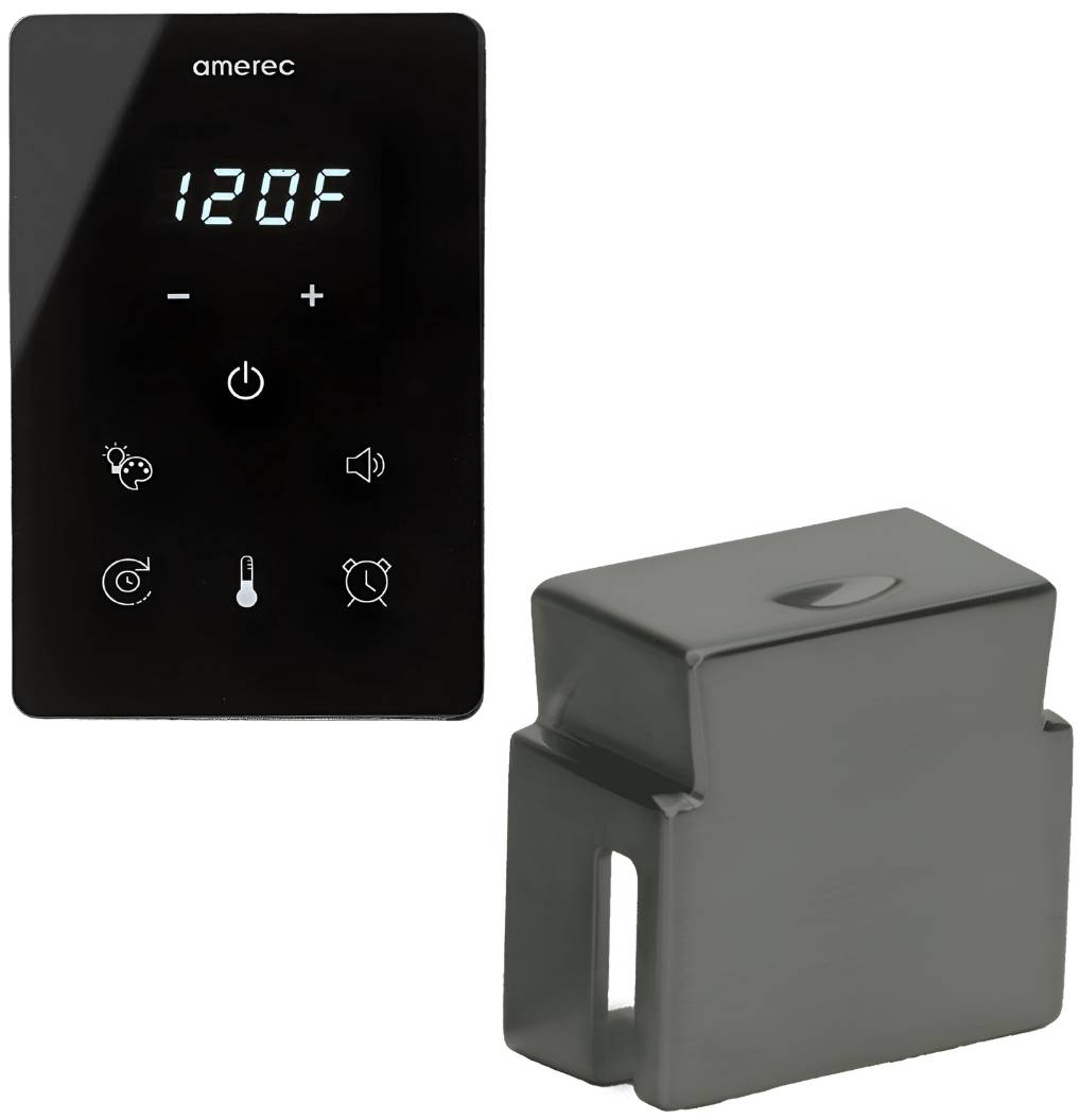 ZiahCare's Amerec K2 Touch Screen Wi-Fi Steam Control Kit Mockup Image 5