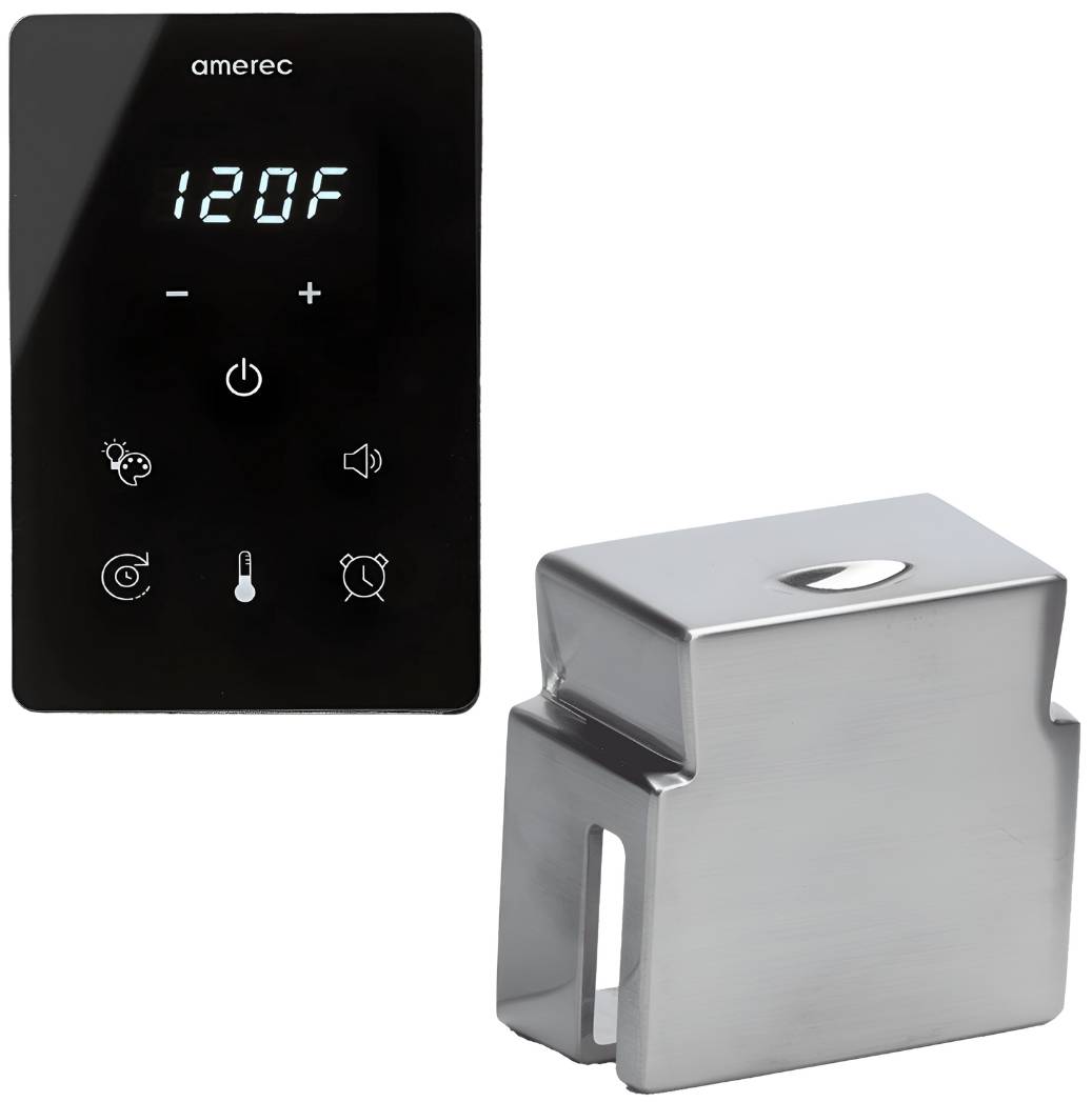 ZiahCare's Amerec K2 Touch Screen Wi-Fi Steam Control Kit Mockup Image 9