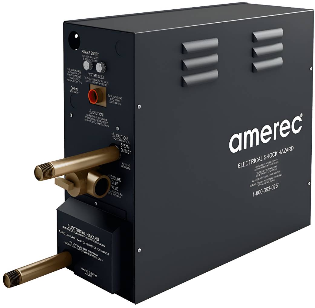 ZiahCare's Amerec AK Series 9 kW Steam Shower Generator Mockup Image 1