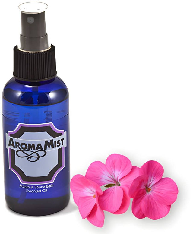 ZiahCare's AromaMist Geranium Aroma Bath Oil Mockup Image 1