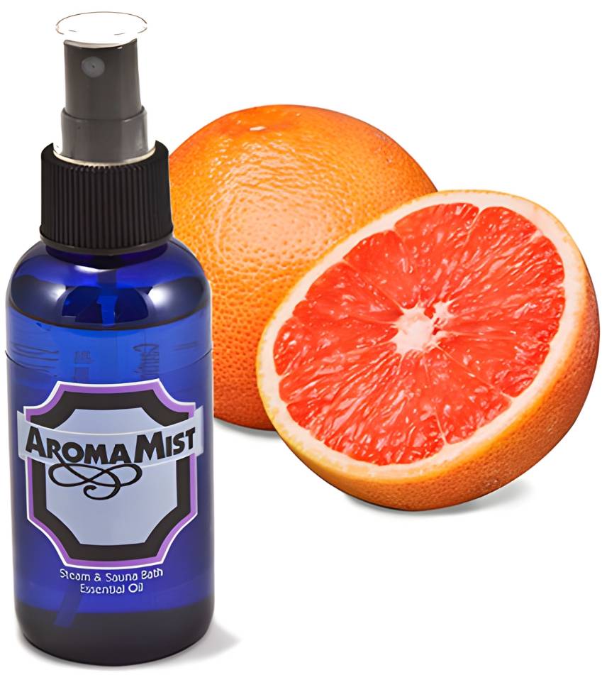 ZiahCare's AromaMist Grapefruit Aroma Bath Oil Mockup Image 1