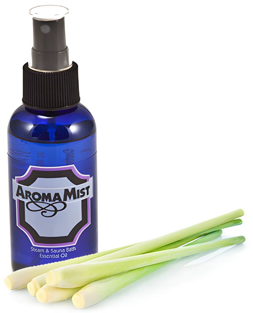 ZiahCare's AromaMist Lemongrass Aroma Bath Oil Mockup Image 1