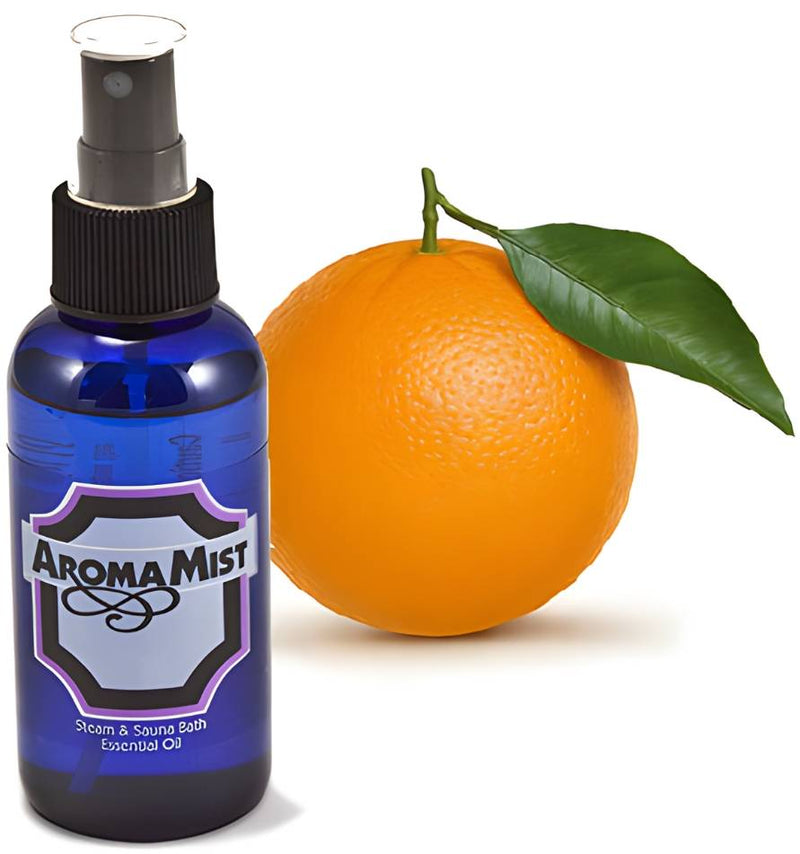 ZiahCare's AromaMist Orange Aroma Bath Oil Mockup Image 1