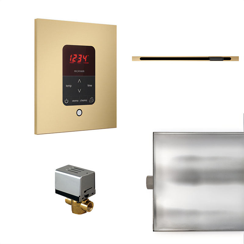 Basic Butler Linear Control Package Square Satin Brass