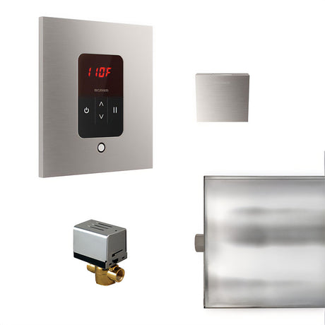 Basic Butler Steam Control Package Square Brushed Nickel