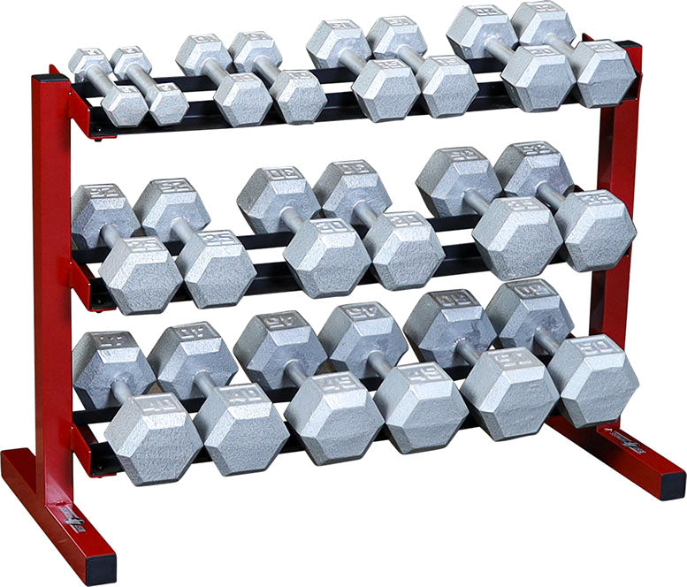 Body-Solid Best Fitness 3 Tier Horizontal Dumbbell Rack