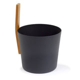 Bamboo Sauna Bucket With Straight Handle mockup-1