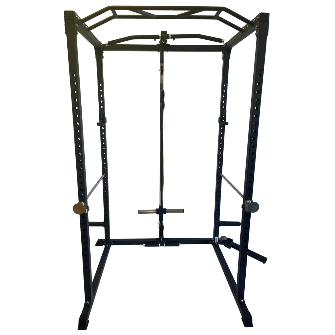 ZiahCare's Diamond Fitness Fully Loaded Power Rack Home Gym Mockup Image 1