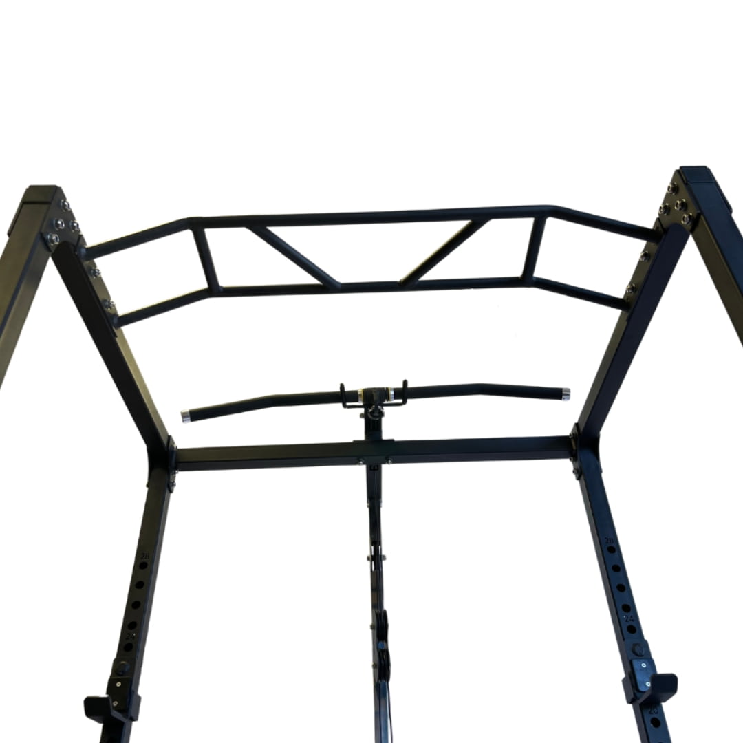 ZiahCare's Diamond Fitness Fully Loaded Power Rack Home Gym Mockup Image 3