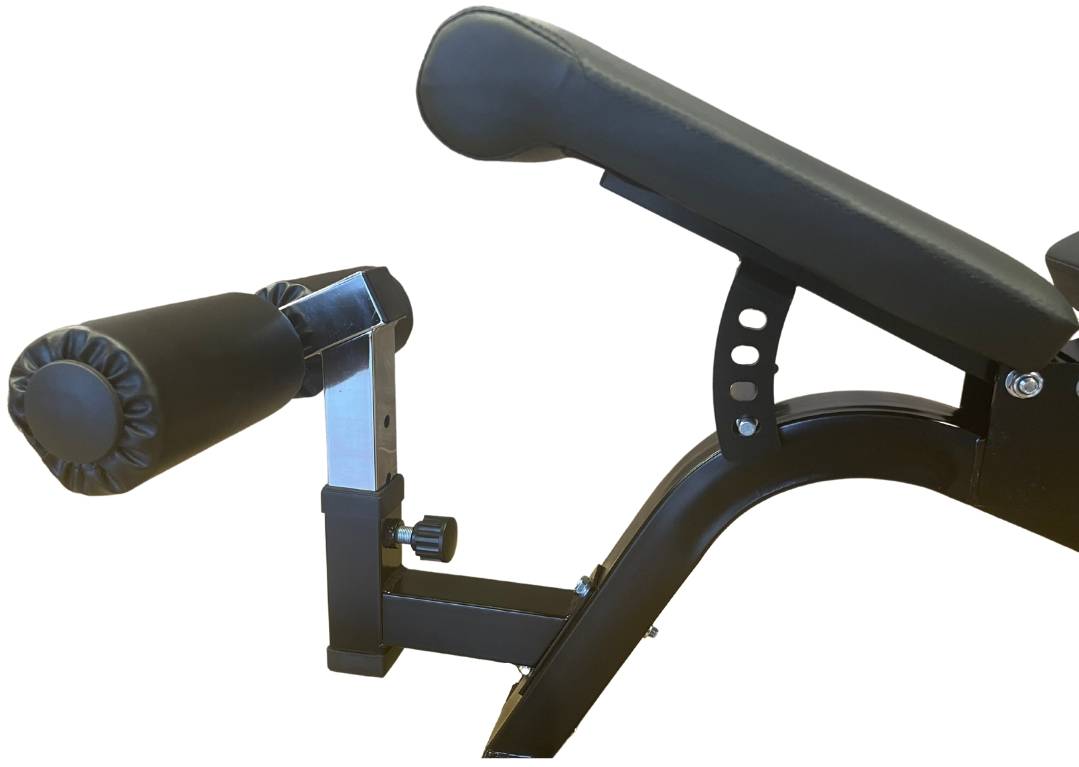 ZiahCare's Diamond Fitness Adjustable Dumbbell Bench with Leg Lock Mockup Image 10