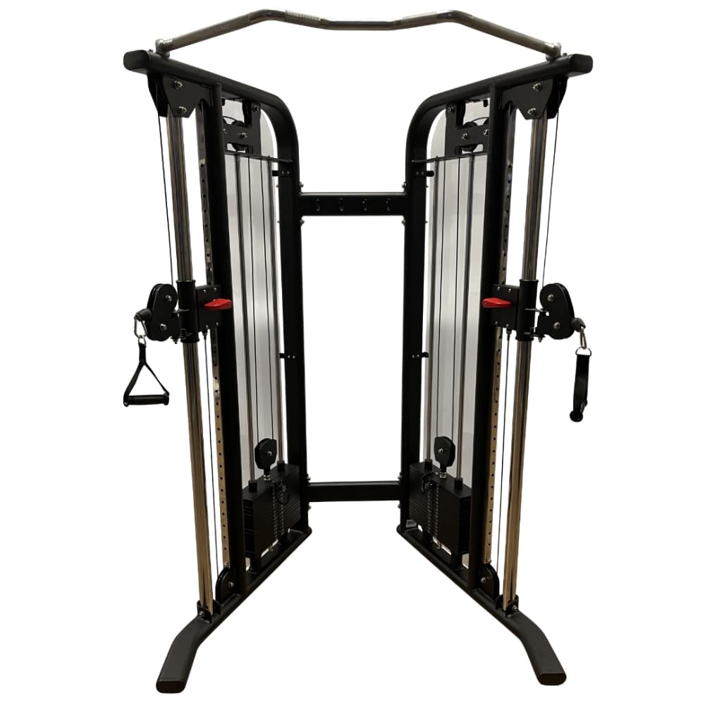 ZiahCare's Diamond Fitness Power Compact Functional Trainer Home Gym Mockup Image 1