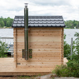 6 person family sauna mockup side view