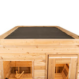 mockup of sauna png white background top view