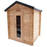 ZiahCare's Dundalk Granby 3 Person Outdoor Sauna Kit Mockup Image 2