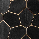 ZiahCare's EmotionWood Hexagon Abachi Yakisugi Decorative Wall Panels Mockup Image 1