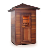 2 person outdoor infrared sauna mockup png