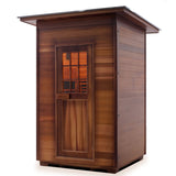 2 person outdoor infrared sauna mockup png side