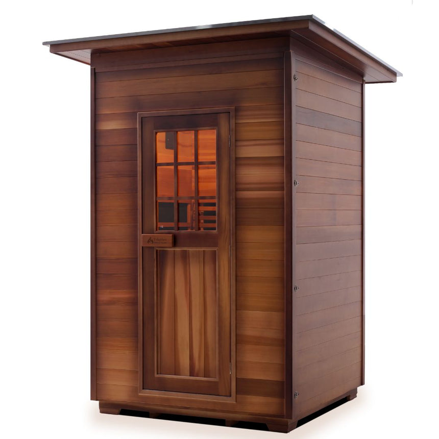 2 person traditional sauna mockup png