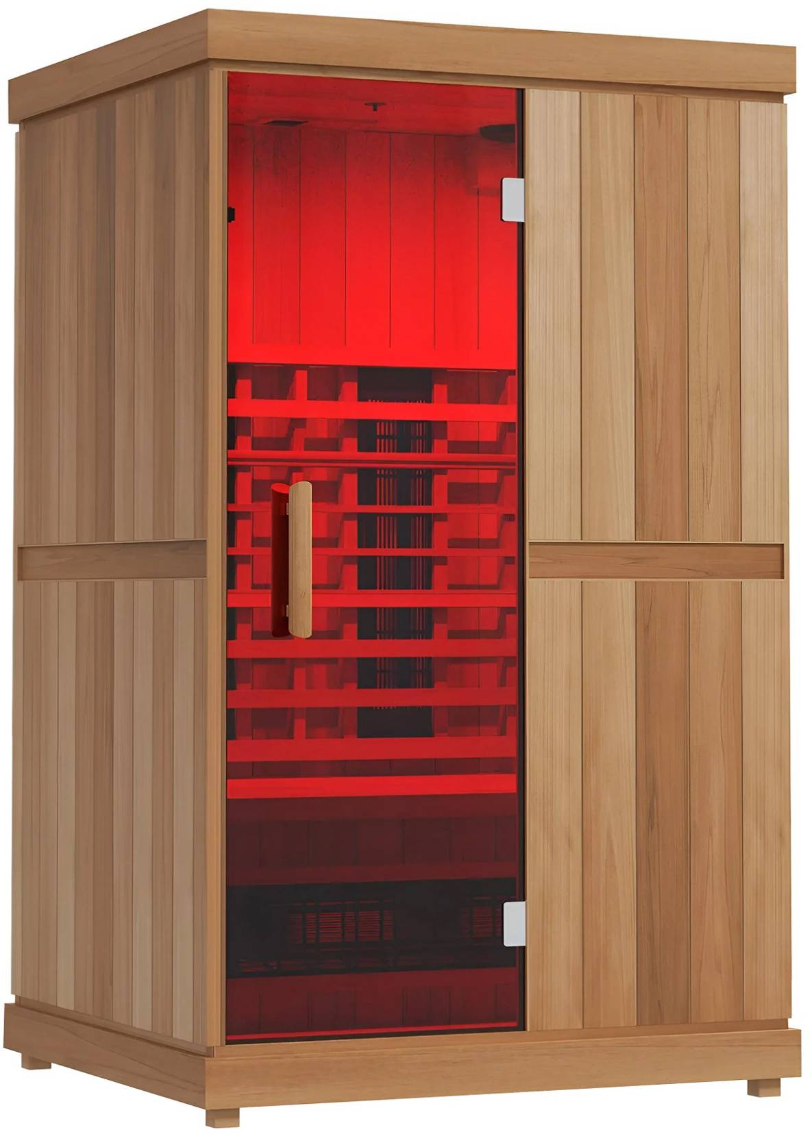ZiahCare's Finnmark Designs 2 Person Full-Spectrum Infrared Sauna Mockup Image 1