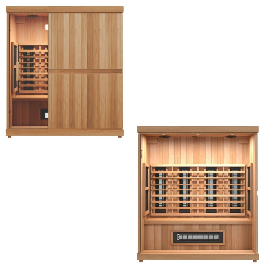 ZiahCare's Finnmark Designs 4 Person Full Spectrum Infrared Sauna Mockup Image 5