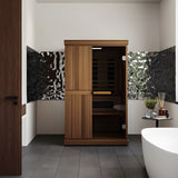 ZiahCare's Finnmark Designs 2 Person Trinity Infra-Steam Sauna Lifestyle Mockup Image 6
