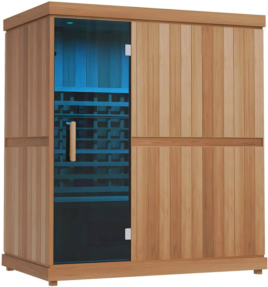 ZiahCare's Finnmark Designs 4 Person Full Spectrum Infrared Sauna Mockup Image 6