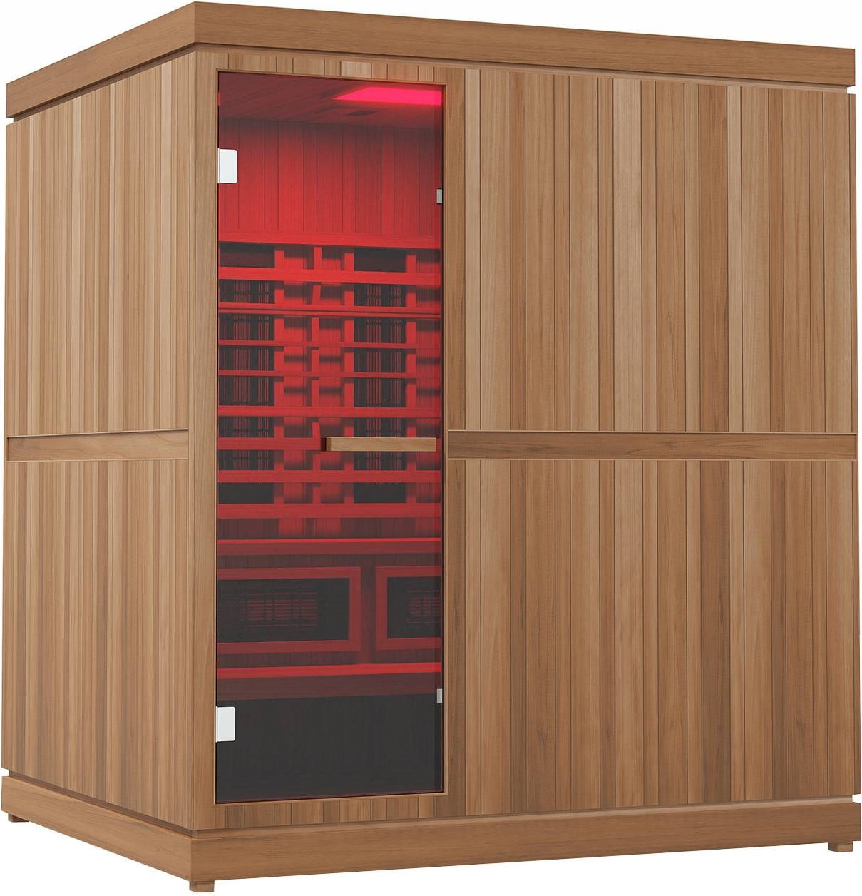 ZiahCare's Finnmark Designs 4 Person Trinity XL Infra-Steam Sauna Mockup Image 9