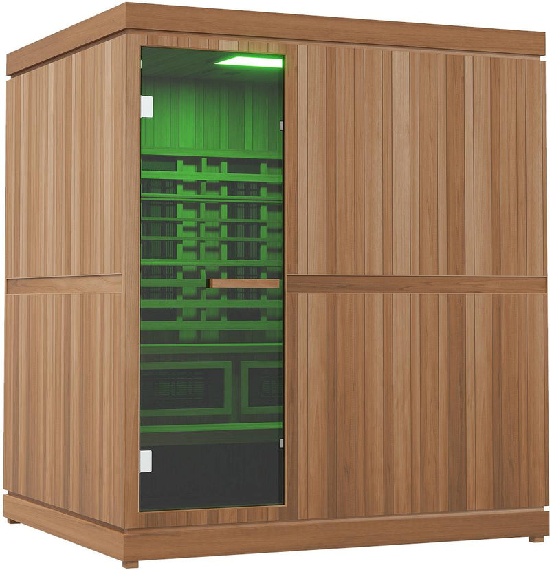 ZiahCare's Finnmark Designs 4 Person Trinity XL Infra-Steam Sauna Mockup Image 12