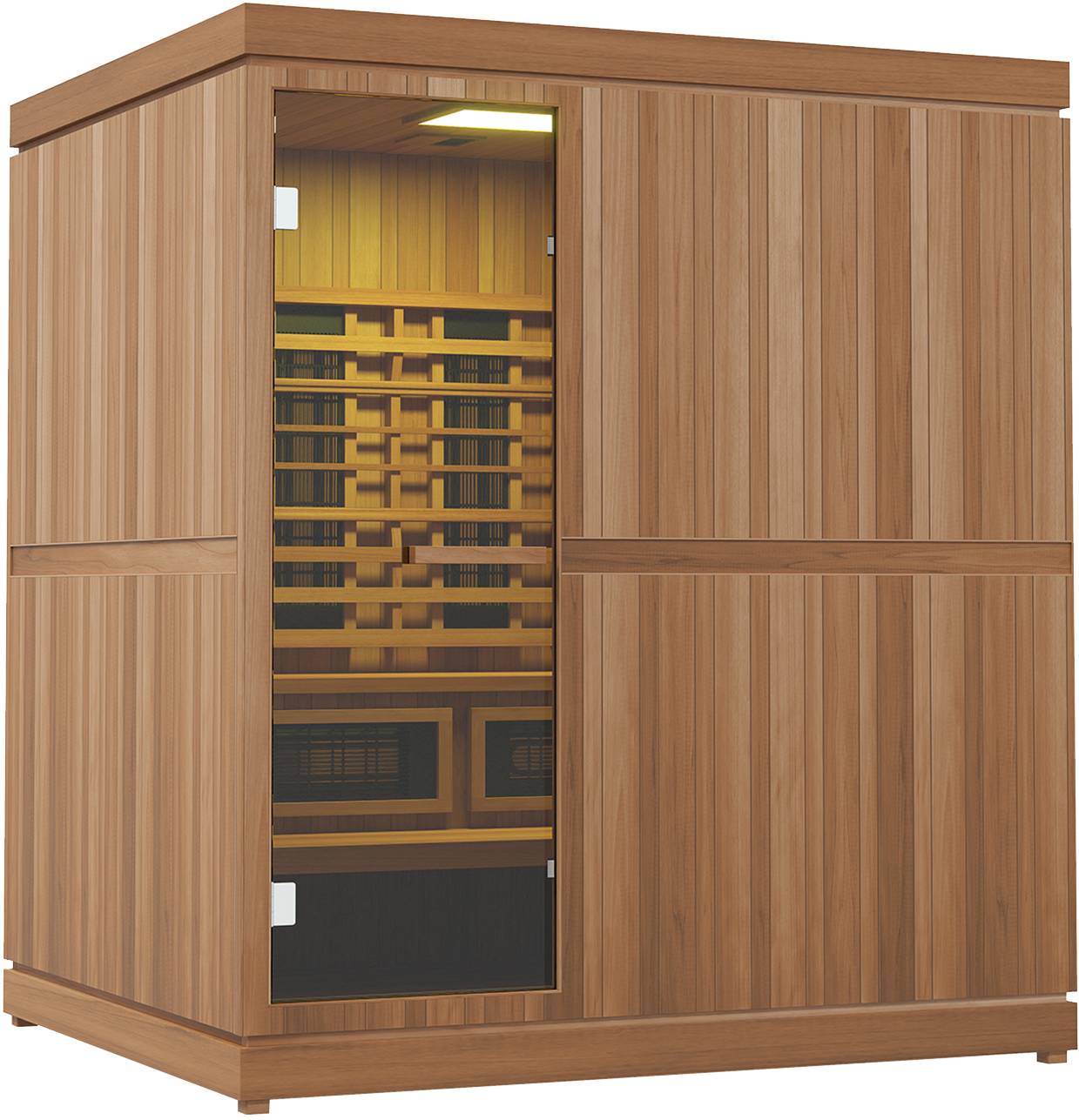 ZiahCare's Finnmark Designs 4 Person Trinity XL Infra-Steam Sauna Mockup Image 13