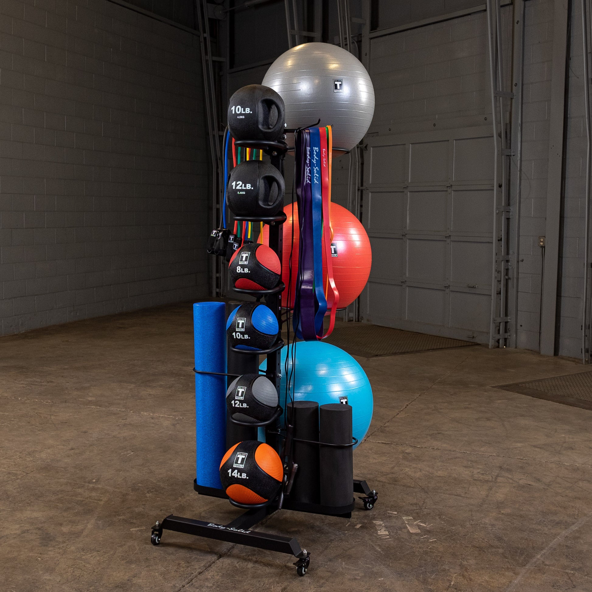 Body-Solid Multi-Accessory Storage Rack