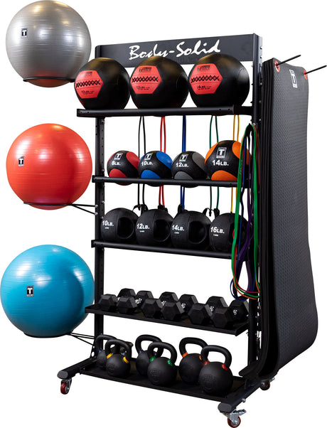 Body-Solid Multi-Accessory Storage Tower