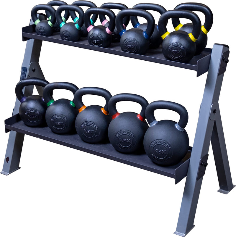 Body-Solid Dumbbell & Kettlebell Rack