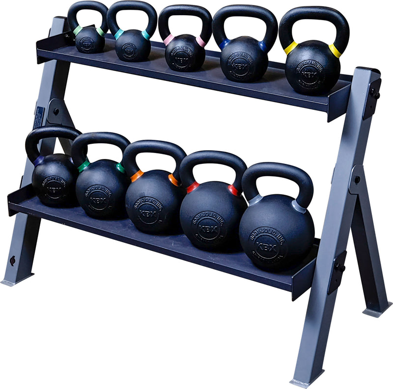 Body-Solid Dumbbell & Kettlebell Rack