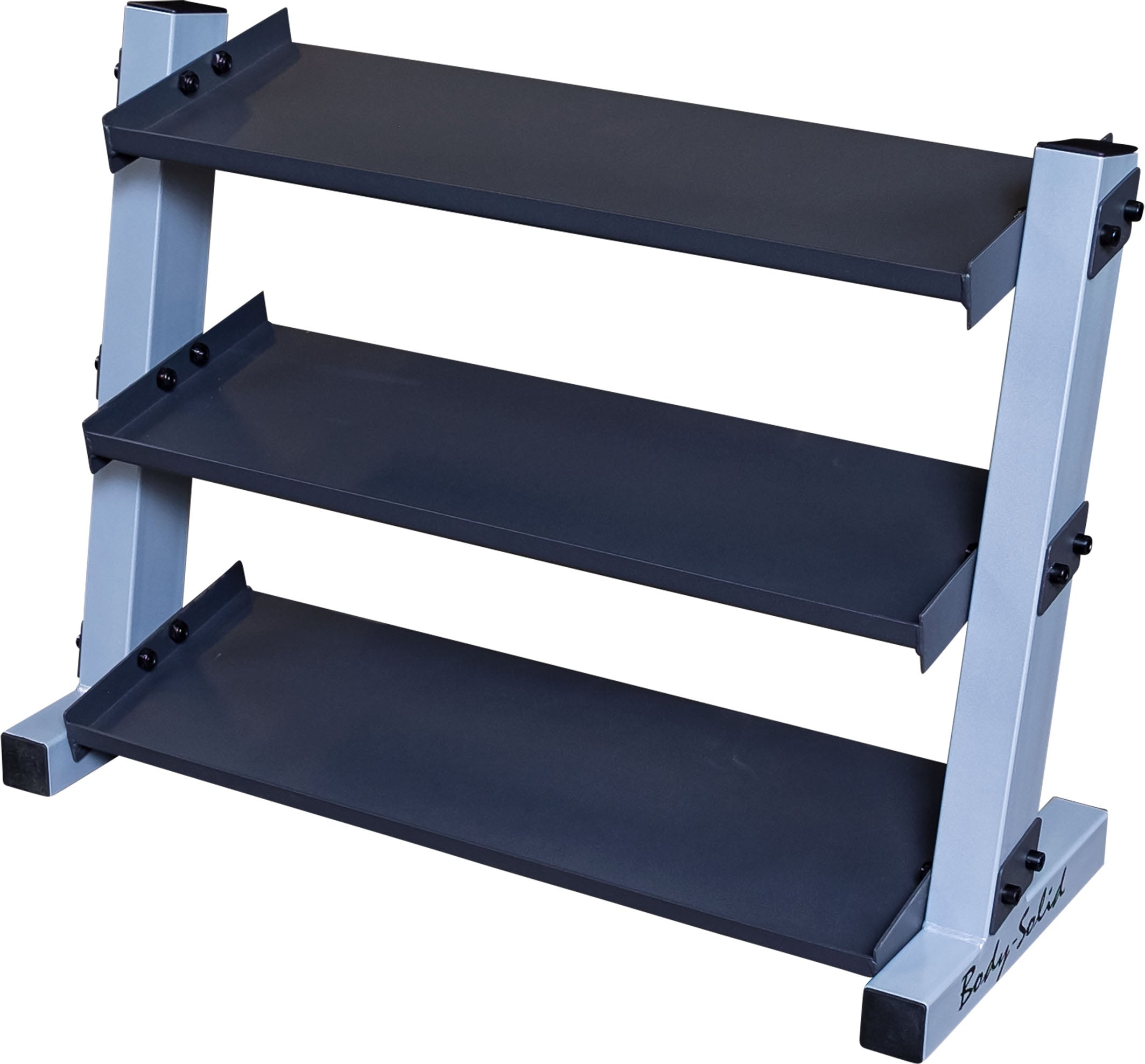 Body-Solid 3-Tier Vinyl/Neoprene Dumbbell Rack