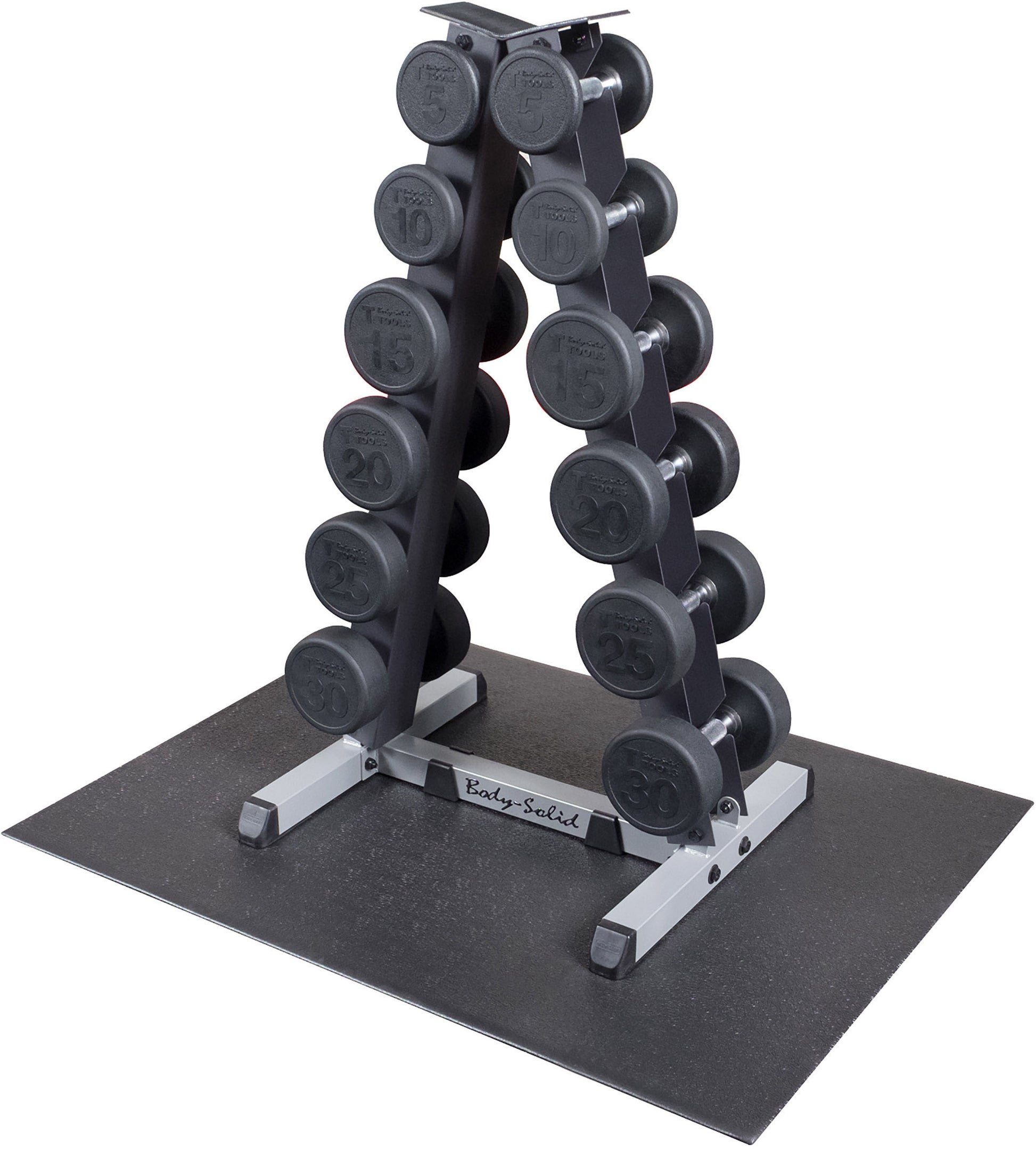 Body-Solid 2-Tier Vertical Dumbbell Rack