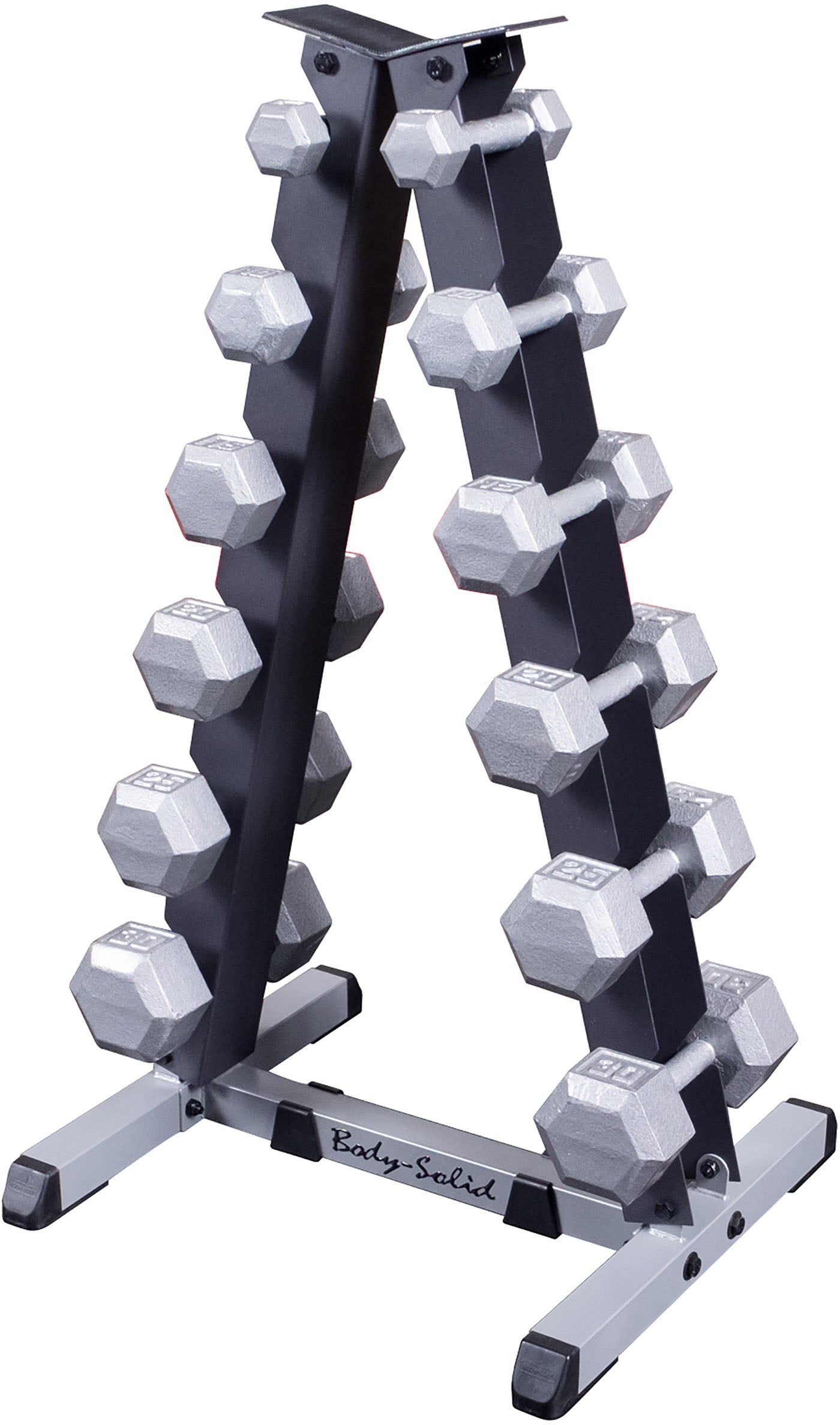 Body-Solid 2-Tier Vertical Dumbbell Rack