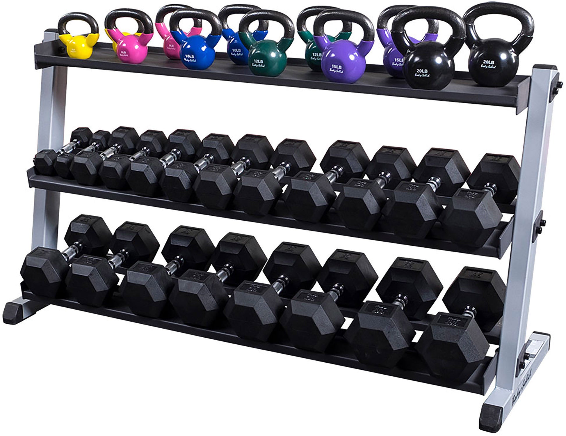 Body-Solid 60" Kettlebell Shelf for GDR60