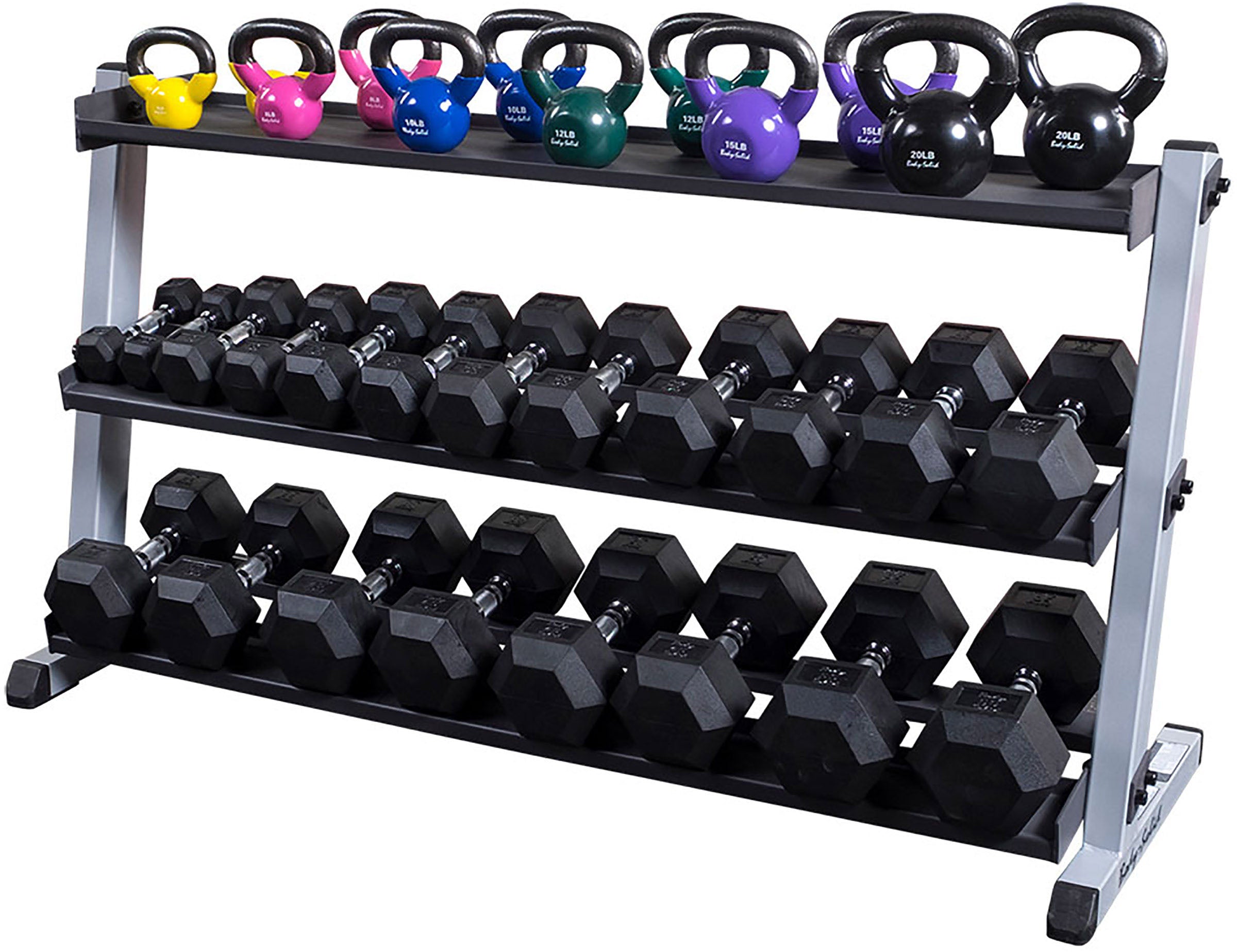 Body-Solid 60" Kettlebell Shelf for GDR60