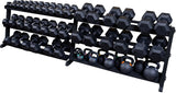 Body-Solid 2-Tier Horizontal Dumbbell Rack