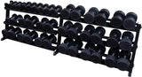 Body-Solid 2-Tier Horizontal Dumbbell Rack