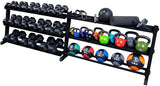 Body-Solid 2-Tier Horizontal Dumbbell Rack