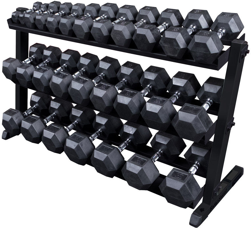 Body-Solid 2-Tier Horizontal Dumbbell Rack