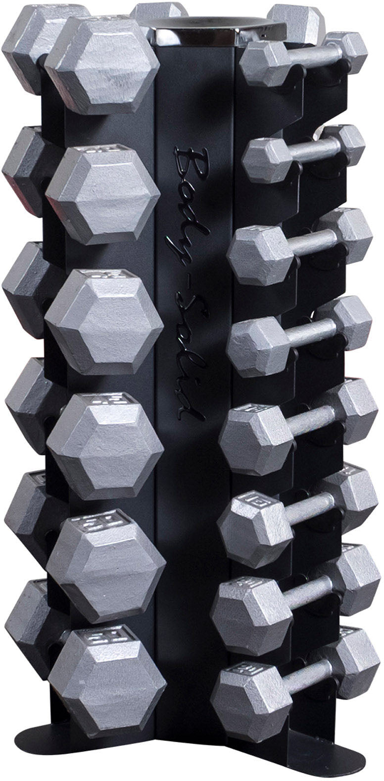 Body-Solid 3-Sided Vertical Dumbbell Rack