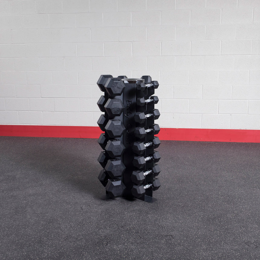 Body-Solid 3-Sided Vertical Dumbbell Rack